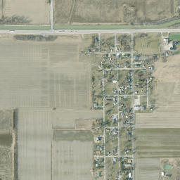 Bono Ohio High Resolution Satellite Map