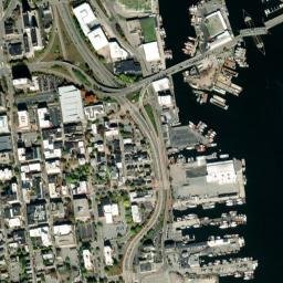 New Bedford map(satellite map)