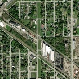 Dixmoor map(satellite map)