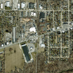 Nasby Ohio High Resolution Satellite Map