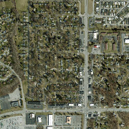 Johnston Corners Ohio High Resolution Satellite Map
