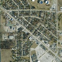 Vickers Ohio High Resolution Satellite Map