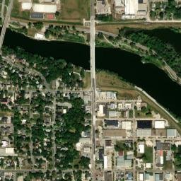 2010 6th Avenue Des Moines IA High Resolution Satellite Map