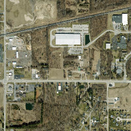 Sandburr Corners Ohio High Resolution Satellite Map