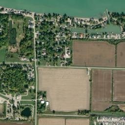 Long Beach Ohio High Resolution Satellite Map