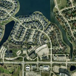 13935-14027 Lake Pointe Drive Clive IA High Resolution Satellite Map