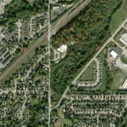 Arbor Hills Ohio High Resolution Satellite Map