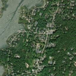 West Falmouth map(satellite map)