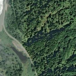 False Klamath California High Resolution Satellite Map