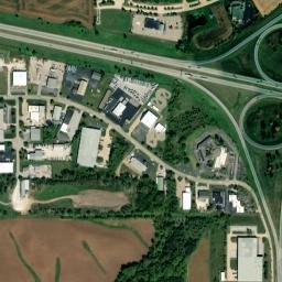 U.S. 61 Business & Interstate 80 Davenport High Resolution Satellite Map