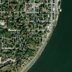 Le Claire map(satellite map)