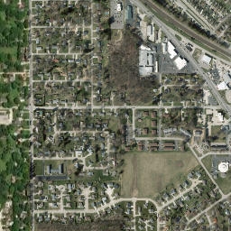 Elkhart County map(satellite map)