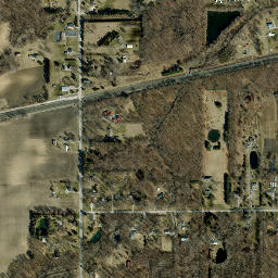 Wilkins Ohio High Resolution Satellite Map