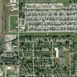Walnut Hills Mobile Home Park Ohio High Resolution Satellite Map