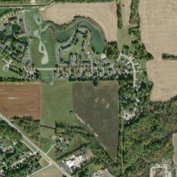 Woodville Gardens Ohio High Resolution Satellite Map