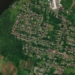 Gildersleeve Connecticut High Resolution Satellite Map