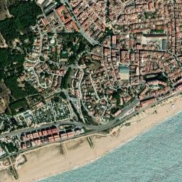 Canet de Mar map(satellite map)