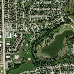 7707-7715 166th St Tinley Park IL High Resolution Satellite Map