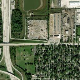 16846-16852 Crane Avenue, Hazel Crest, IL High Resolution Satellite Map