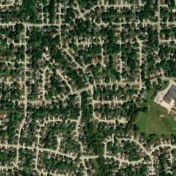 4701-4707 Elm St West Des Moines IA High Resolution Satellite Map