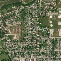 Delta Heights Ohio High Resolution Satellite Map
