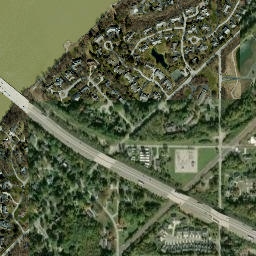 The Hamlet Ohio High Resolution Satellite Map