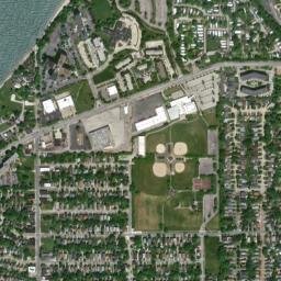 Beulah Park Ohio High Resolution Satellite Map