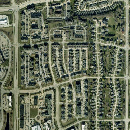 7050 E. P. True Parkway, Jordan Creek Town High Resolution Satellite Map