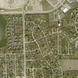 Crystal Lawns map(satellite map)