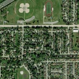 Country Club Hills map(satellite map)