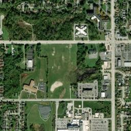 Hazel Crest map(satellite map)