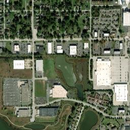 East Hazel Crest map(satellite map)