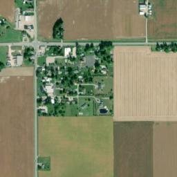 Burlington Ohio High Resolution Satellite Map