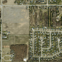 Business Corner Ohio High Resolution Satellite Map