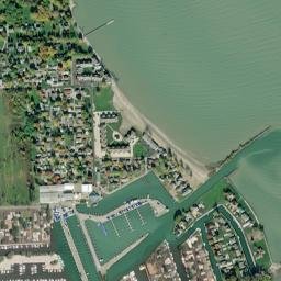 Gem Beach Ohio High Resolution Satellite Map