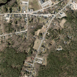 Voluntown Connecticut High Resolution Satellite Map