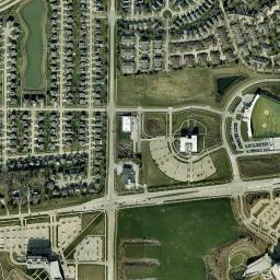 Satellite view of Glen Oaks Country Club