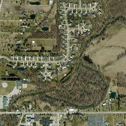 Monclova Ohio High Resolution Satellite Map