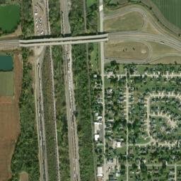 Moline Ohio High Resolution Satellite Map