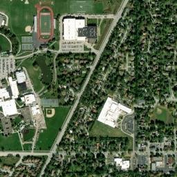Flossmoor map(satellite map)