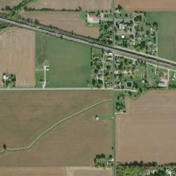 Elliston Ohio High Resolution Satellite Map