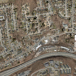 East Farms Connecticut High Resolution Satellite Map