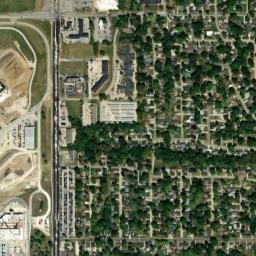 5416-5420 Southwest 16th Street Des Moines IA High Resolution Satellite Map