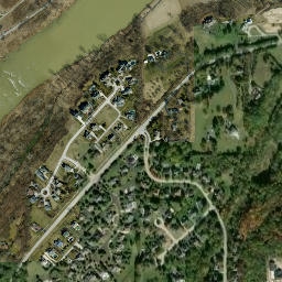 Hulls Crossing Ohio High Resolution Satellite Map