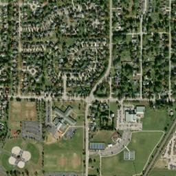 Kettle Run Ohio High Resolution Satellite Map