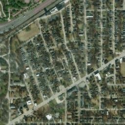 Glenville Ohio High Resolution Satellite Map