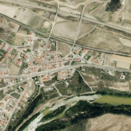 Fresno de la Ribera map(satellite map)