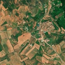 Clarés de Ribota map(satellite map)