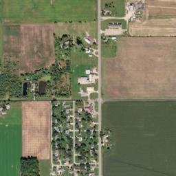 Hallock Ohio High Resolution Satellite Map