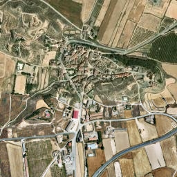 Alfés map(satellite map)